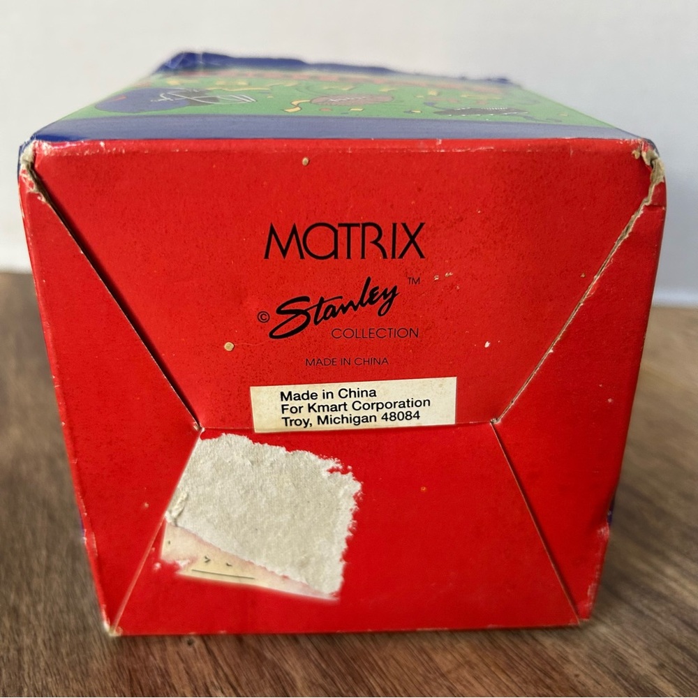 Rare Vintage Kmart Football Fanatic Coffee Mug Matrix Stanley Collection 90s Box - Picture 7 of 9